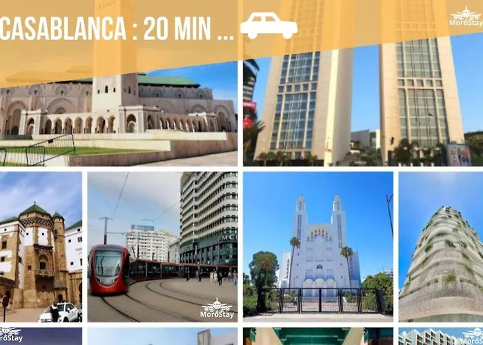 Airport Apartment Suite Casablanca Free Wifi Modern Confort Calme